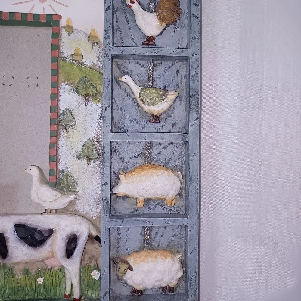 Seymour Mann 3D Shadow Box Farm Animal 3.5"x5"Picture Frame - Picture 4 of 11